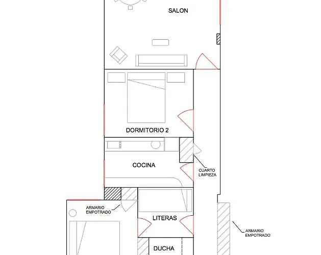 La Martina, Parking Incluido Lägenhet *